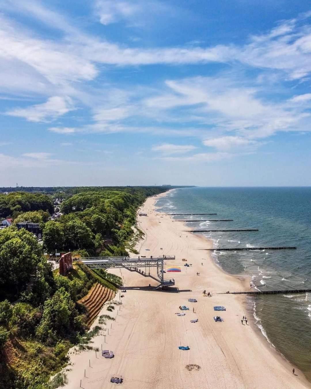 Apartamenty Obok Ruin Trzesacz Bagian luar foto